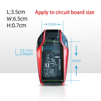 Universale modificato TK800 Smart Remote Car Key schermo LCD multilingue per BMW/Ford/Toyota/Audi per Benz russo/inglese/coreano - Universale modificato TK800 Smart Remote Car Key schermo LCD multilingue per BMW Ford Toyota Audi