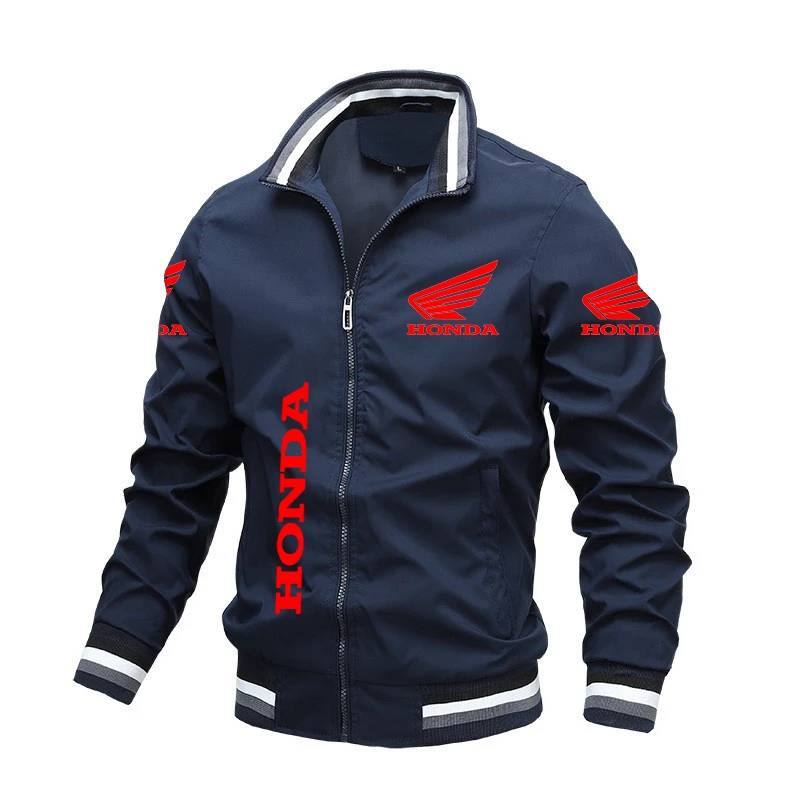 Honda Red Logo Jacket Windproof Windbreaker Top Racing Team Biker Jacket Logo Motorcycle Jacket Men Clothing - AliExpress