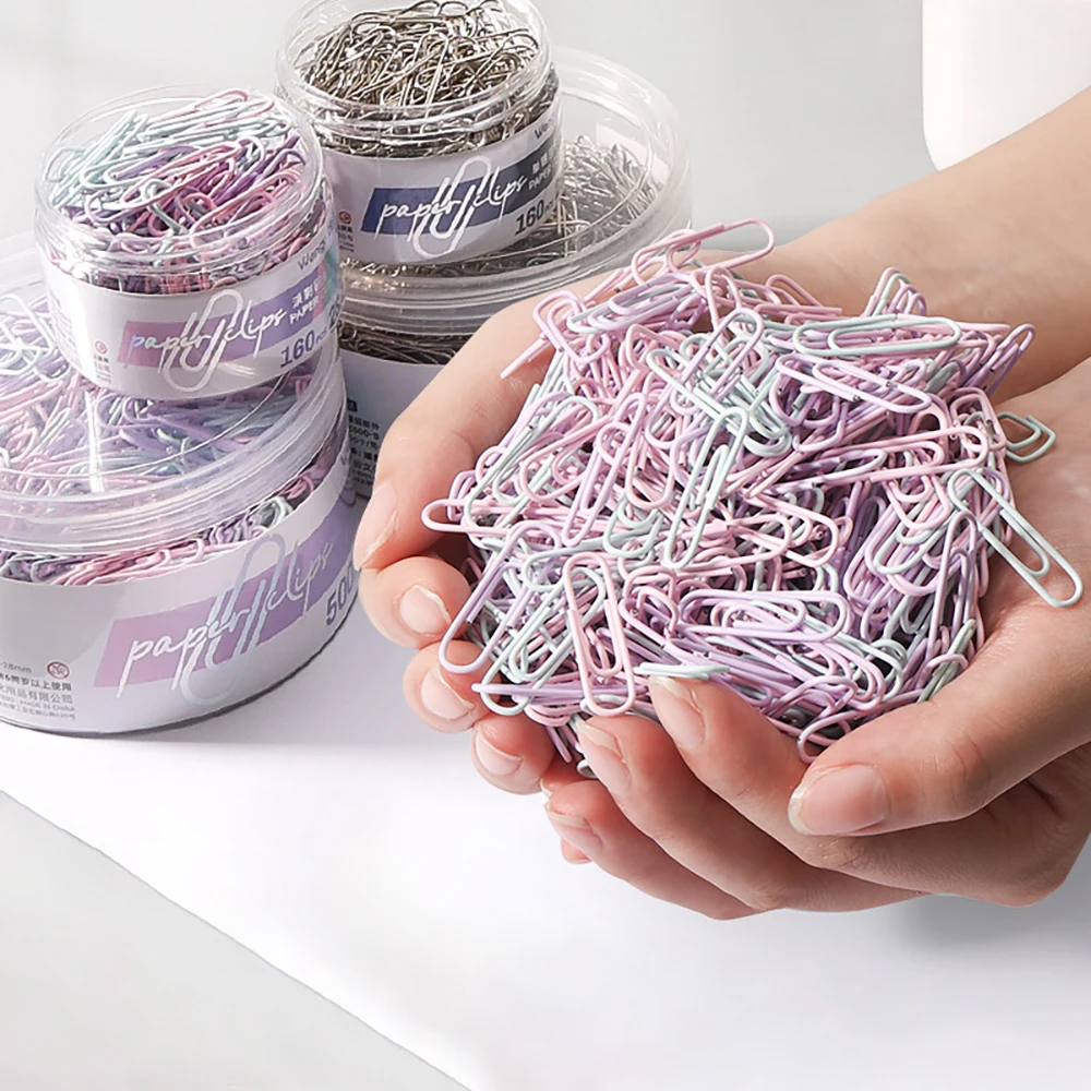 컬러 종이 클립, 사무용품, 종이 클립, 대형 파일 북마크, 종이 클립, 수납함, 학생용 문구류
