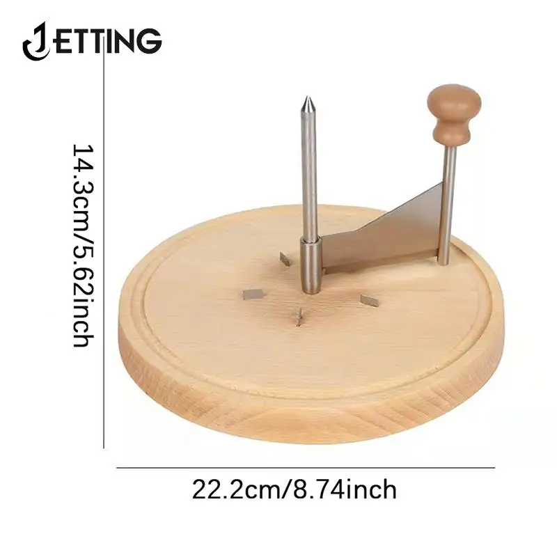 Cheese Cheese Cutting Wooden Rotary Shaver Manual Kitchen Baking Chocolate Chip Scraper Flower Cutter Cheese Shredder images - 6