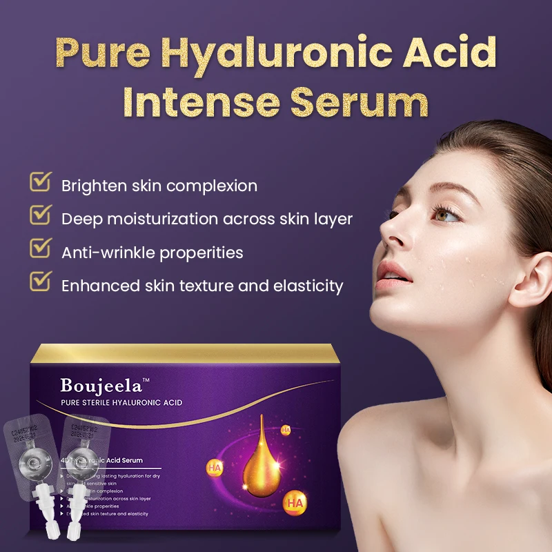 4D Pure Hyaluronic Acid Serum Capsule Deep Moisturizing Anti Aging Repair Damage Skin Beauty Hydration Essence hyaluronic acid serum