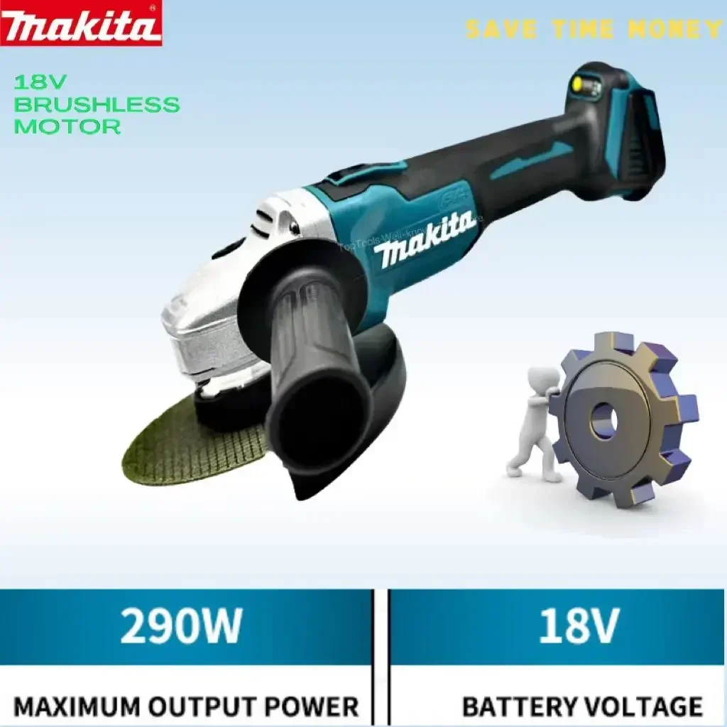 

Makita DGA404 125/100mm Grinder Grinder Tool Wireless 18V Power Tools Electric Grinder Angle Grinder Brushless Sander Angle Cutt