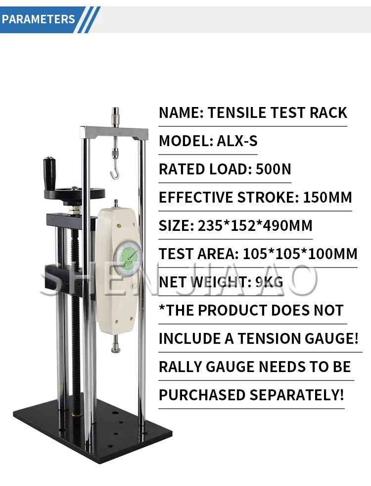 ALX-S Screw Test Stand for mechanical force gauge/digital force gauge 500N Tensi