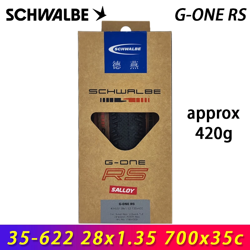 SCHWALBE オリジナル G-ONE RS プロ 700x35c/40c/45c