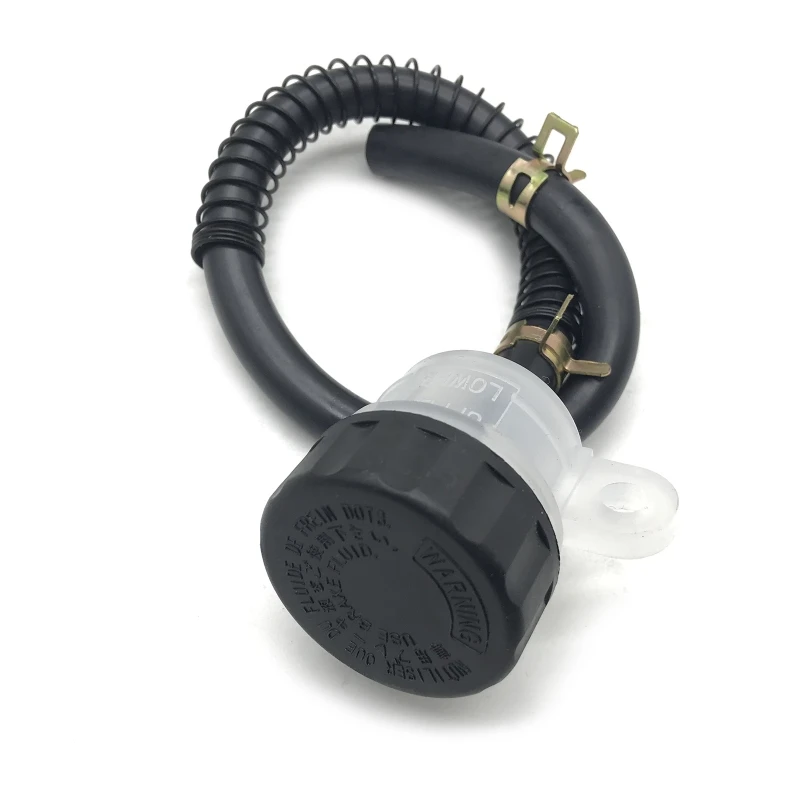 오토바이 브레이크 마스터 실린더 브레이크 펌프 탱크 오일 컵 유체 병 저수지 50CC 70CC 110CC 1 용 호스 라인