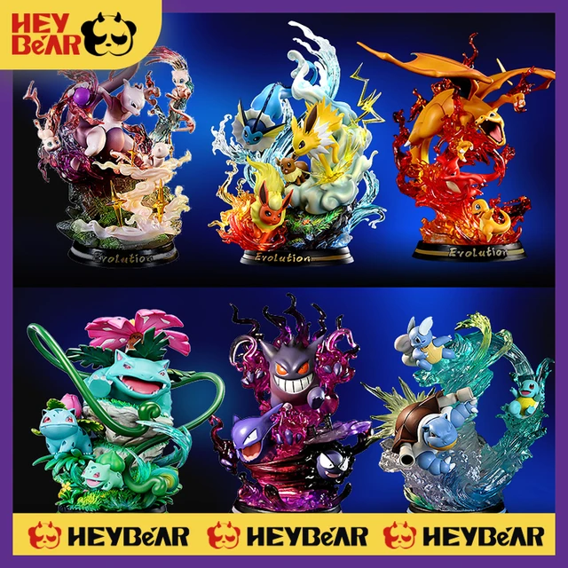 Pokemon Mega Evolução Gengar Charizard Eevee Gyarados Venusaur Blastoise  Slowpoke Figura Anime Ação Modelo De Brinquedo Para Crianças Presente -  Figuras De Ação - AliExpress