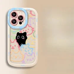 Charming Duck and Cat Flower Design Phone Case - Realme 5 5i 5S 6i (S18060)