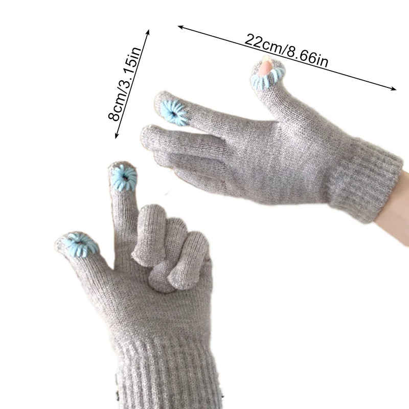 Рисунок 6 - Теплые трикотажные перчатки на весь палец