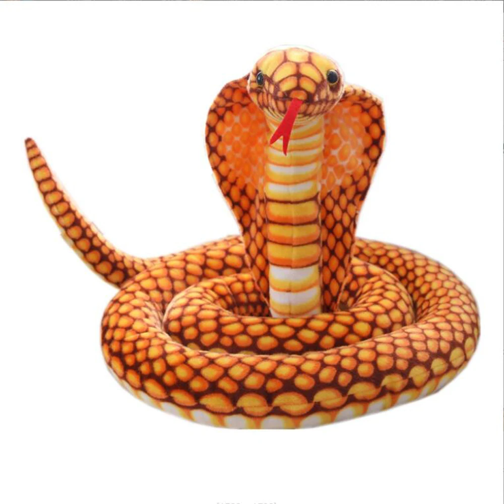 

Cute Imitation Cobra Snake Stuffed Children Plush Toy