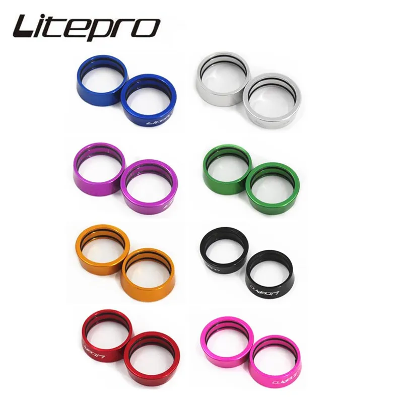 Liteproelite Lenker-Abstandshalter für Falträder, Abstandring aus Aluminiumlegierung, 25,4 mm, für gerade Lenker – Detail 2
