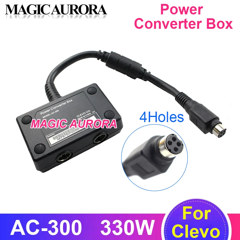 OriginalAC200LaptopPowerAdapterPort4HolesForCLEVOP870tmMSI