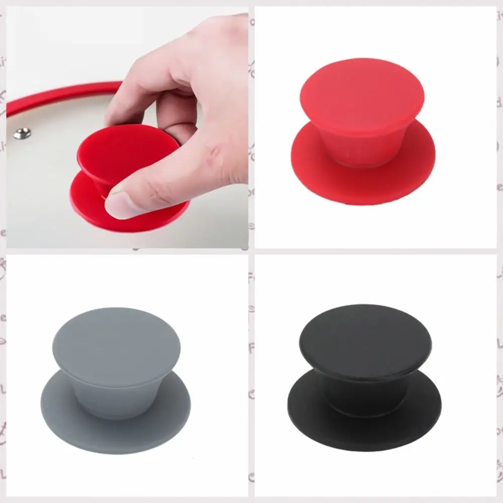 Description Picture 2 of itemUniversal Silicone Pot Lid Knob Anti-skid Replacement Pan Lid Cover Holding Handle Heat Resistant Anti-scald Cookware Handgrip