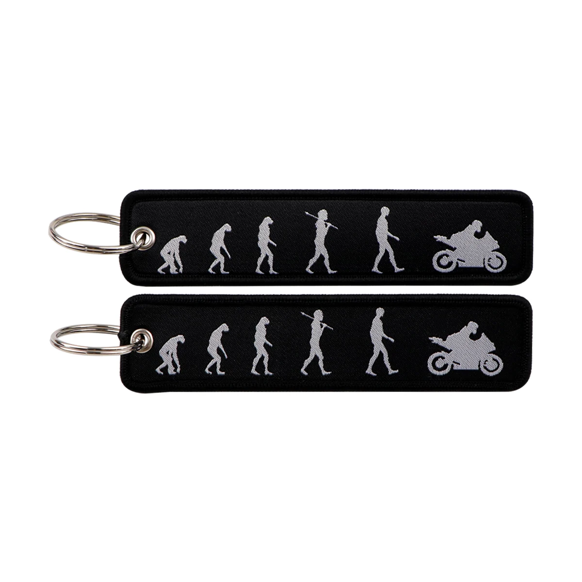 Humorous Embroidered Keychain - Key Ring Holder Accessory and Gift