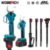 Extension Pole Brushless Cordless Electric scissors Pruner pruning Shears Efficient Fruit Tree Bonsai Pruning Branche Cutter 1