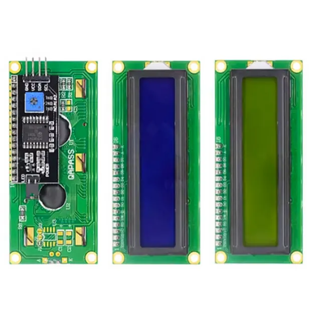 LCD1602A Синий/зеленый экран IIC/I2C 1602 ЖК-модуль, совместимый со светодиодным экраном Arduino r3 с подсветкой 1