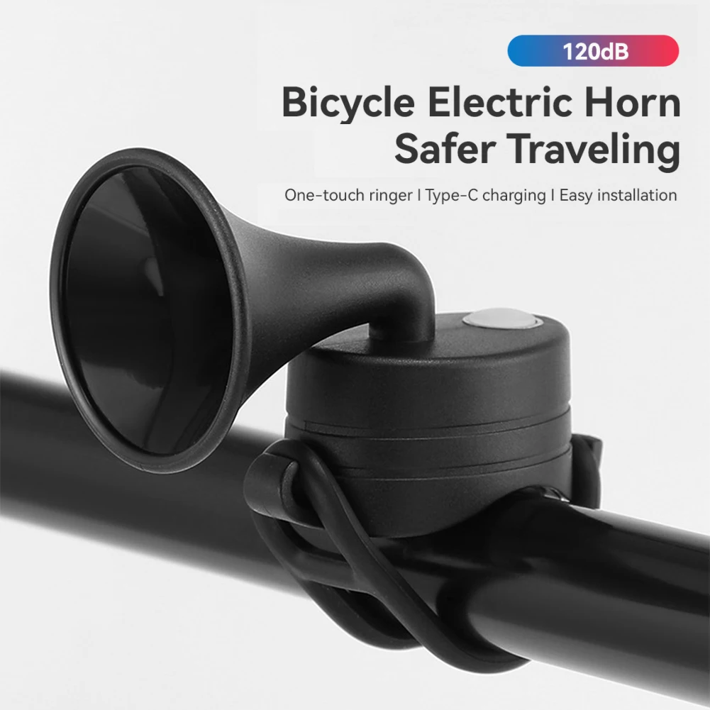 

Electric Bicycle Horn IPX4 Waterproof Warning Sound Alarm Bell Suitable For Electric Bicycle Scooter Accessories