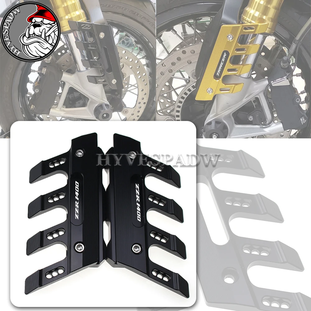 

С логотипом для KAWASAKI ZZ-R1400 ZZR1400 аксессуары для мотоциклов CNC брызговик Боковой защитный блок переднее крыло противоударный слайдер