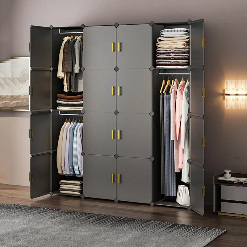 Clothing Rack Wardrobe Closet Storage Dresser Organizer Modular Wardrobes Chest Cupboard Cube Armarios Living Room Cabinets·