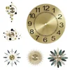 Clock Accessories Dial Face 9inch Aluminium Dial Face Arabic Numeral Diameters 243mm Flat Profile Metal Wall Clock 1