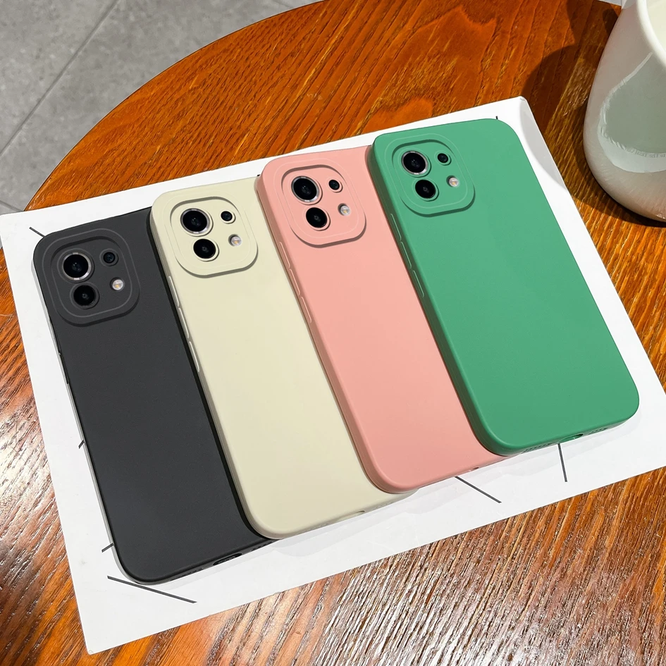 Per Xiaomi Mi 11 Lite 11 Pro 11 T 11 T Pro 11 Tpro Custodie Per Telefoni Cover Morbida Antiurto In Silicone Per Xiaomi 11 Lite 5G Ne 11Pro Fundas