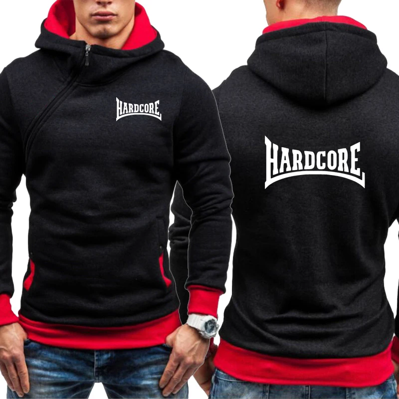 Felpa Con Cappuccio Da Uomo Di Alta Qualità Hardcore Ma1 Bomber Print Giacca Con Cappuccio Felpa In Pile Pullover Outwear Casual Maschile Streetwear