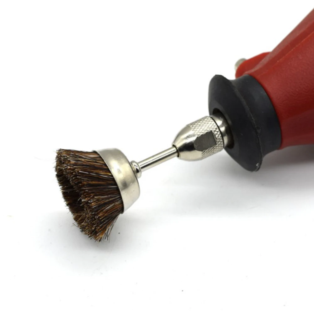 

Professional Grade Horse Hair Line Wire Brush Set for Rotary Tools Perfect for Dust Removal and Treatment (3pc)