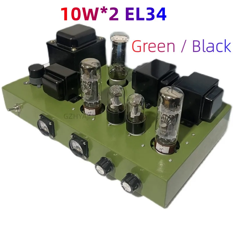 

Upgrade 10W*2 EL34 high-power fever tube tube amplifier power amplifier kit, bile rectifier single-ended class A power amplifier