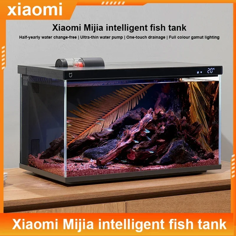 Xiaomi Mijia Smart Fish Tank Via Mijia APP controlled remote