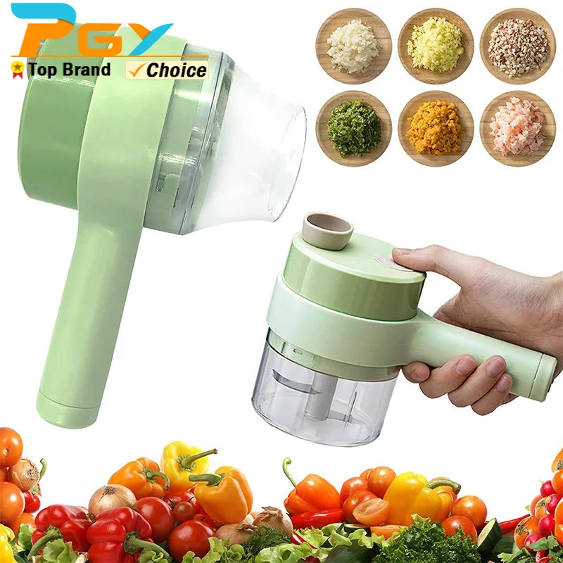 Tritatutto elettrico portatile robot da cucina senza fili tritatutto per  aglio pepe peperoncino cipolla zenzero Mud Masher Cutter affettatrice -  AliExpress