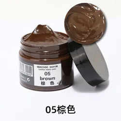 50ml Leather Care & Color Restoration Cream (Brown)