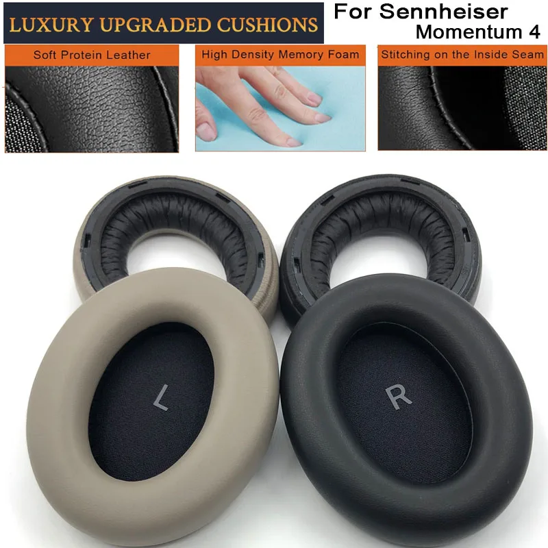 Momentum4 Earpads for Sennheiser Momentum 4 Headphone Ear Pads Cushions Earmuff Repair Parts
