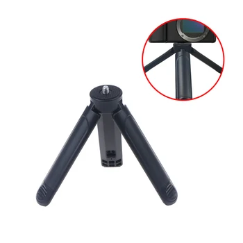 ❤️ Treppiede universale per fotografia in ABS con montaggio a vite da 1/4, impugnatura pieghevole ed estensibile per fotocamera, per registrazione video/selfie