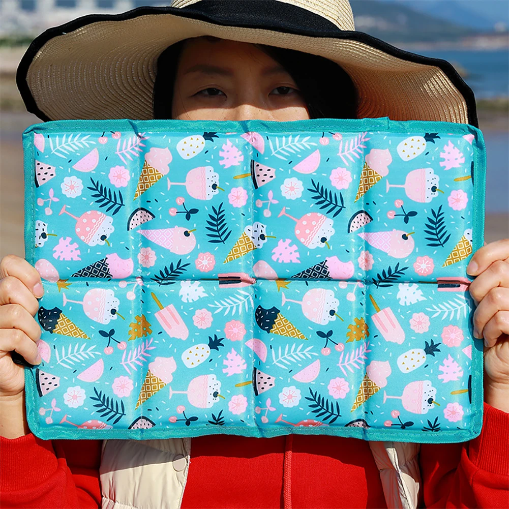 Foldable Seat Cushion Waterproof Oxford Cloth Moisture-proof Sit Pad Outdoor Camping Mat Portable Beach Hiking Sitting Pad 5