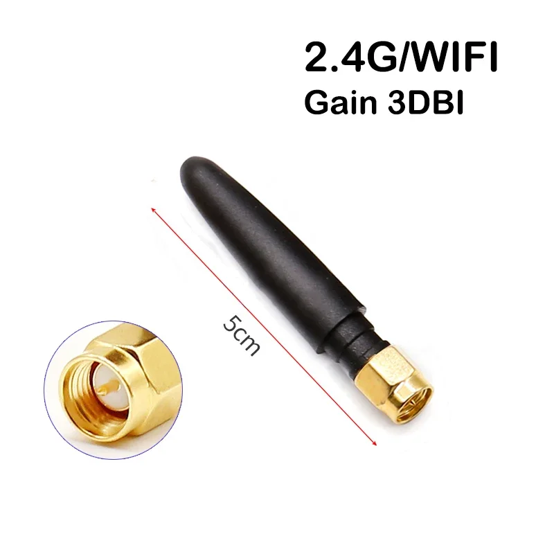 1pcs 2.4G WiFi Antenna Bluetooth ZigBee Signal Booster 4dbi External High Gain A