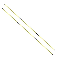 Golf Alignment Sticks Training Aid 2 Pack,3-Section 48 Inch Golf Swing Trainers Foldable Practice Rods Aiming Sticks 1