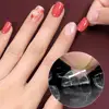 240pcs Double Sided False Nail Art Adhesive Tape Glue, DIY Fake Acrylic Nail Manicure Gel,Jelly Clear Waterproof Tabs Nail Glue 5