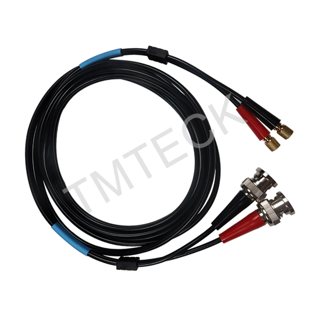 Dual cables Microdot to BNC Industrial coaxial cable