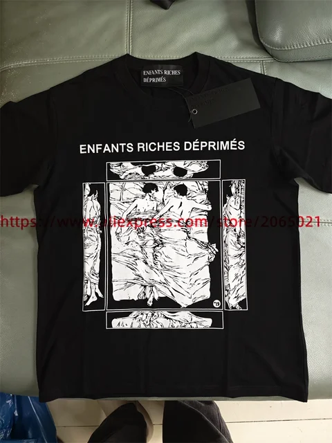 ERD Enfants Riches Deprimes T Shirt Men Women Damaged Washed 