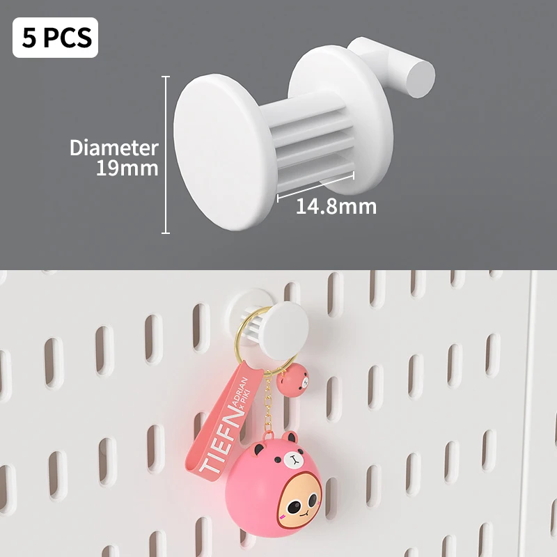 פגבורד אחסון תלוי על הקיר בסגנון נורדי: מעמד לאוזניות ומקלדת ללא צורך בהתקנה לחדרי משחקים / לימודים, גם לתצוגה