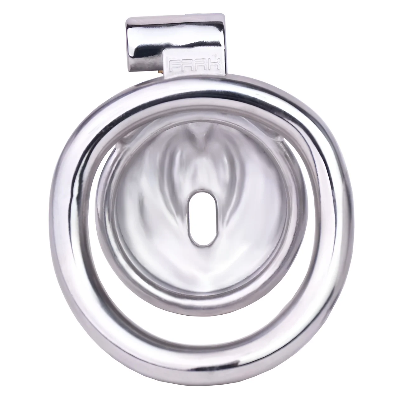 FRRK Simulation Vagina Cock Cage Stainless Steel Chastity Lock Man Chastity Belt Man's Sex Products 남자 정조대 Penis Ring Sexy Shop