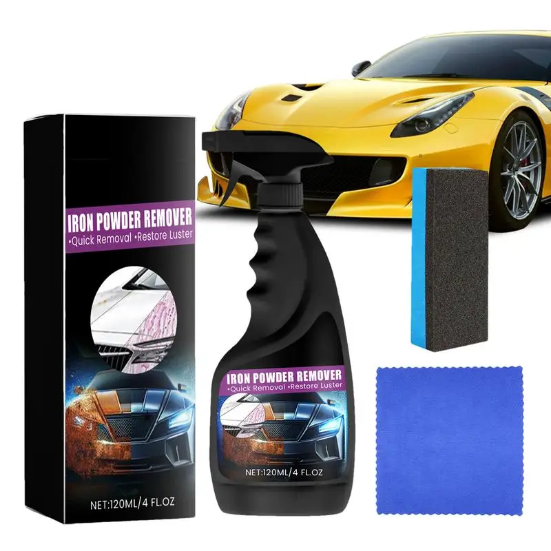 

Rust Stain Remover Spray 120ml Metal Rust Remover Multifunctional Professional Safe & Fast Acting Car Rust Removal Spray