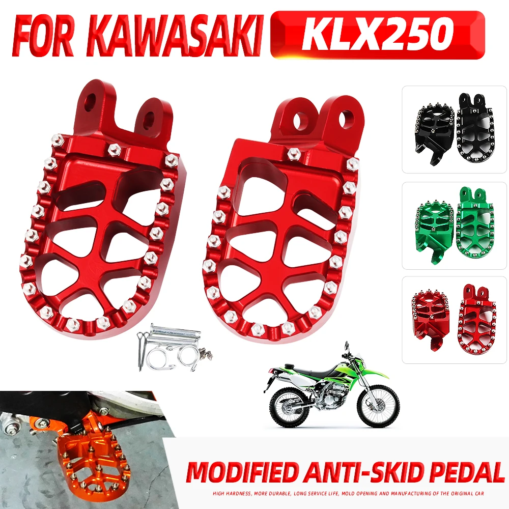 FootRest Foot Pegs Pedal For XRV650 XRV750 CRF1000L CRF230L CR80R XR250R XR400R XR650L KLX250R KLX300R KLX650 KLX650R KLR650