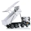 8x4 RC Metal 1/14 Hydraulic Tipper Truck Dump Car Model with Flip-over Cover Light Sound System Motor Servo ES CRC Toy TH23539 6