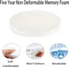Memory Foam Seat Cushion Anti-Slip Soft Solid Round Floor Seat Futon Office Chair Pad Bar Seat Stool Cushions 30/35/40cm 5