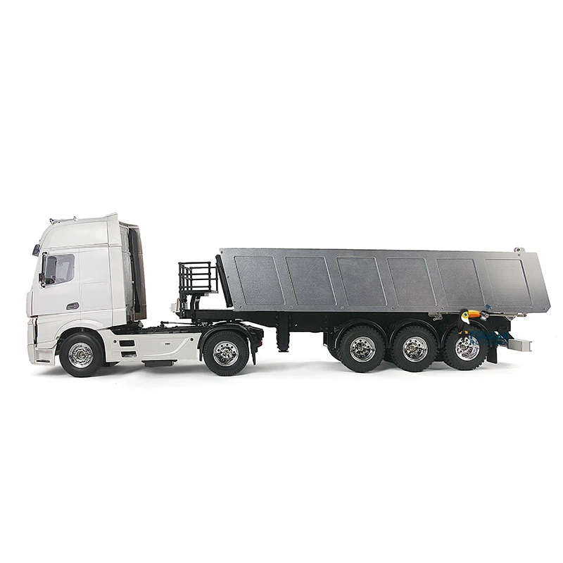 TOUCAN 2Axles 1/14 RC Tractor Truck Dump Tipper Trailer Remote Control Car Construction Vehicle Toy for Adults THZH0371 4