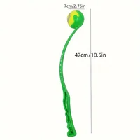 Pet Tennis Ball Launcher Stick - Interactive Outdoor Dog Training Toy, Durable Ball Thrower for Canine Exercise and Play Trainin 2