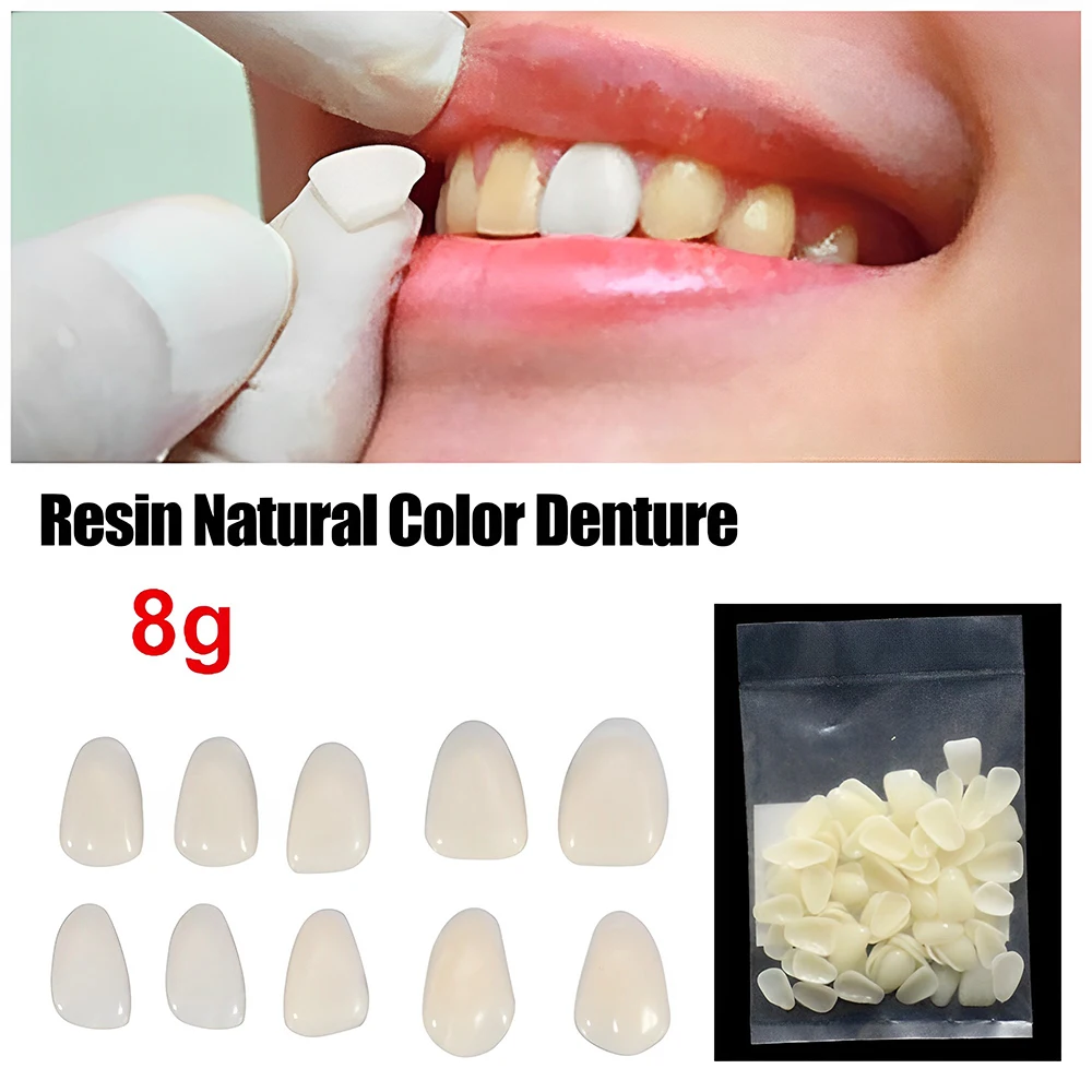 

Dental Ultra-Thin Whitening Veneers Resin Porcelain Materials Temporary Teeth Upper Anterior Whitening Veneers Oral Care Tool