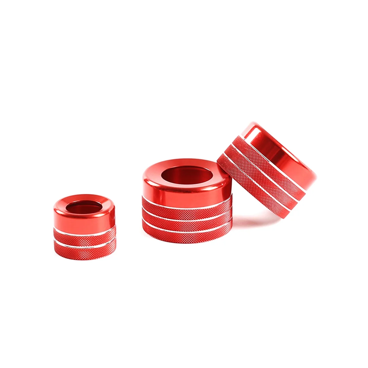 Bouton De Climatiseur Rouge, Bouton De Réglage Du Volume Audio, Anneau De Couverture Kiev Illage Pour X5, X6, E70, E71, F15, F16