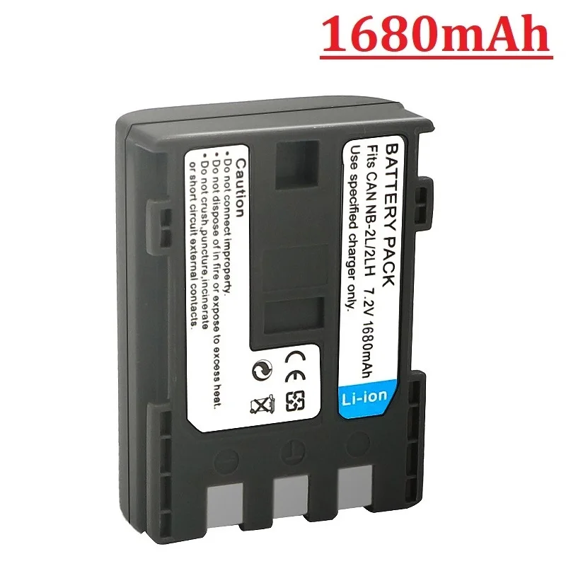 Bateria Original da Câmera para Canon 1680mah Nb2l Nb-2lh nb 2l 2lh Dc310 320 Dc410 420 Eos 400d S80 S70 S50 S60 350d g7 g9 z1 Hv20