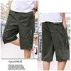 Mens Summer 100% Cotton Cargo Shorts Mens Casual Loose Multi pocket Plus Size Short Pants Outdoor Sport Hiking Jogger Shorts 6XL 3